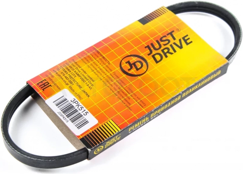 Ремень поликлиновый JD - Артикул 3PK515 - Производитель Just Drive - Фото, Отзывы, Цены