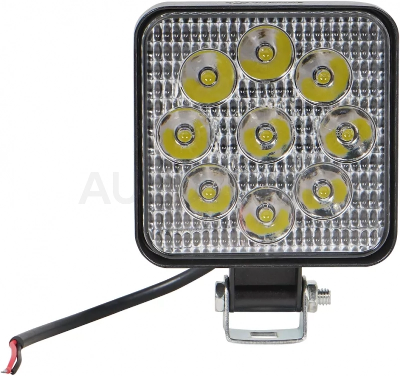 Фара светодиод. квадратная, 9LED, направленный свет, 9Вт, 83х83х22мм, 12В, STANDART - Артикул ALED027 - Производитель Airline - Фото, Отзывы, Цены