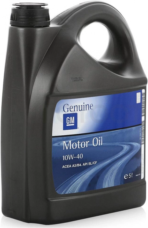 10W-40 GM Genuine A3/B3, SL/CF 5л масло моторное полусинтетика - Артикул 1942046 - Производитель General Motors - Фото, Отзывы, Цены