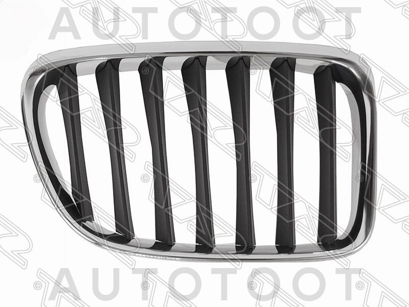 Решетка радиатора правая хром-черная -STBMX10931 Sat для BMW X1