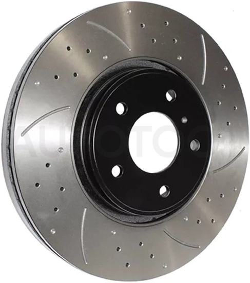 Комплект дисков тормозных передний перфорированные Infiniti FX35/45 05- FX50 05-08 VQ35/VK45, M35/45