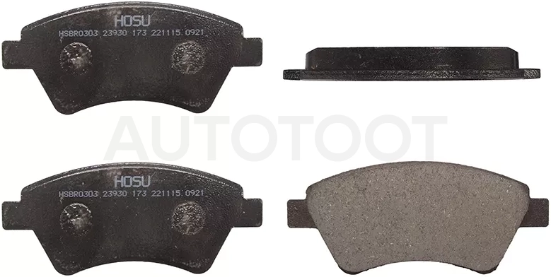 Колодки тормозные (Спереди) Renault Kangoo 97-07 / Grand Scenic 04-09 - Артикул HSBR0303 - Производитель Hosu - Фото, Отзывы, Цены