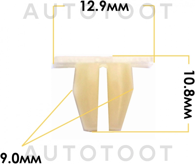 Клипса 90682-SB0-003/90189-05071 -KJ023 Masuma для HONDA FIT, HONDA JAZZ, TOYOTA YARIS VERSO, TOYOTA YARIS, TOYOTA WISH, TOYOTA WINDOM, TOYOTA VITZ, TOYOTA VERSO, TOYOTA SPRINTER, TOYOTA PRIUS, TOYOTA
