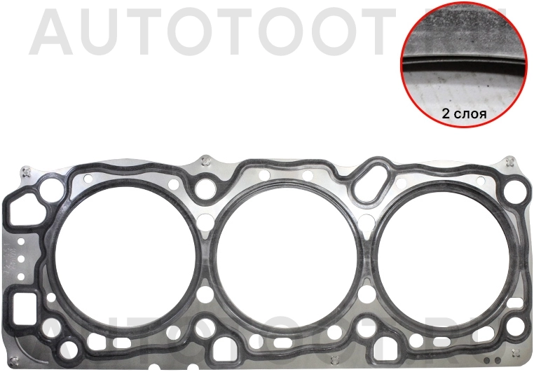 Прокладка ГБЦ 6G72 -JPC0043 Just Drive для MITSUBISHI PAJERO