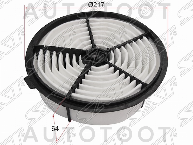 Фильтр воздушный 22RE -PF1496 Patron для ISUZU TROOPER, TOYOTA CRESTA, TOYOTA HILUX, TOYOTA CROWN, TOYOTA LAND CRUISER