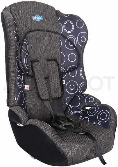 9-36кг / 1-12 лет Автокресло детское 1/2/3гр KIDS PRIME LB513-22 Карбон круг