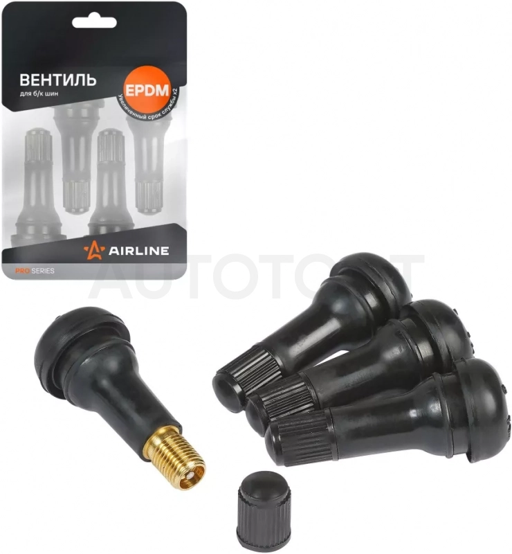 Вентиль для б/к шин TR413 PRO, EPDM резина, 4 шт.