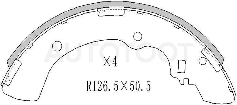 Колодки тормозные барабанные Mitsubishi Delica 89-99 / L300 87-98 - Артикул ST280039 - Производитель Sat - Фото, Отзывы, Цены