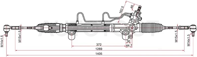 Рейка рулевая FORTUNER/HILUX 05- LHD - Артикул ST442000K040 - Производитель Sat - Фото, Отзывы, Цены