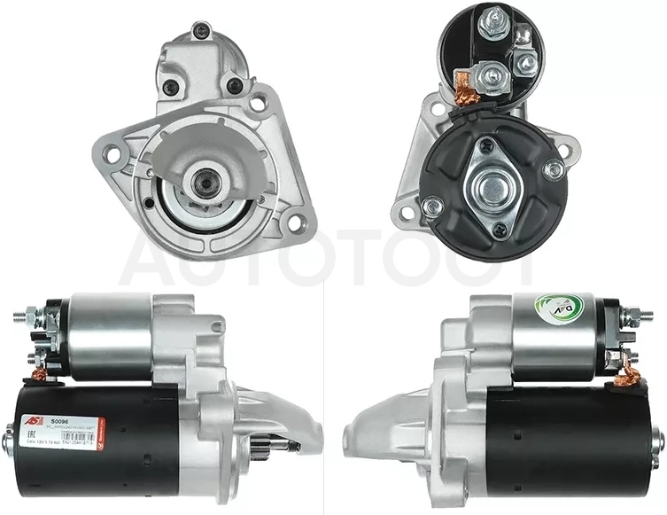 Стартер Ford Fiesta 88-19 / Focus 98- / Fusion 05-12 / Mondeo 07-15 / Mazda 121 91-96 (1,1 kW/ Z=10/ (BOSCH))