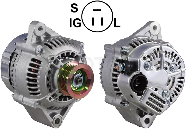 Генератор TOYOTA CARINA/CORONA/CELICA/COROLLA/SPRINTER/LEVIN 89-98 4/5AFE 12V 80A