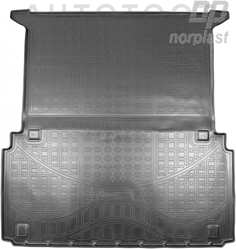 Коврик в багажник NORPLAST, черный, полиуретан ГРУЗОВОЙ -  для RENAULT KANGOO