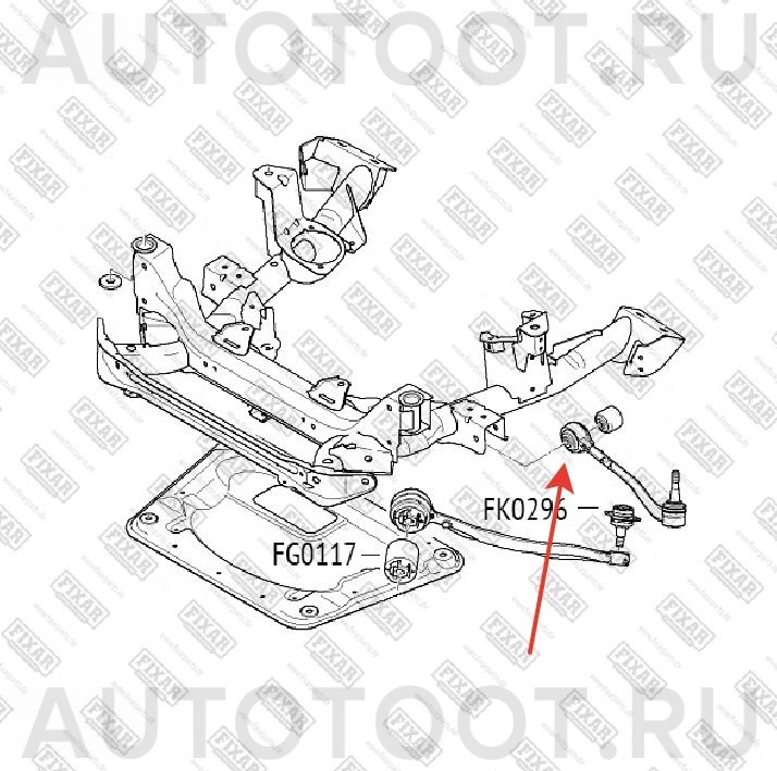 Сайлентблок переднего нижнего рычага -821632 Sidem для BMW 5SERIES, BMW X3