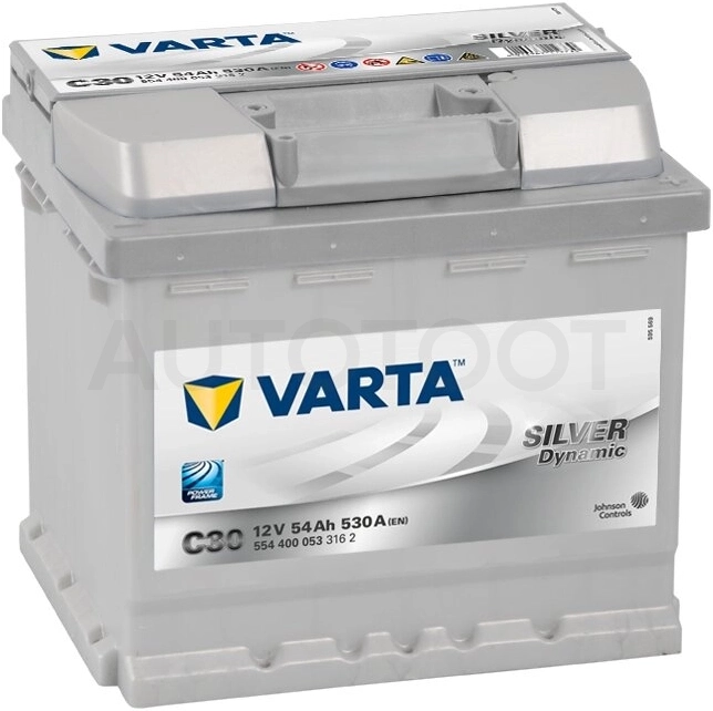 Аккумулятор VARTA 54Ah 530A обратная полярность(-+)