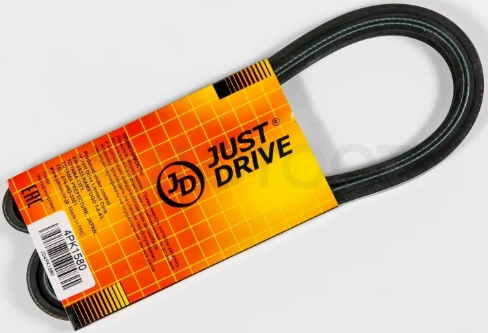 Ремень поликлиновый JD - Артикул 4PK1580 - Производитель Just Drive - Фото, Отзывы, Цены