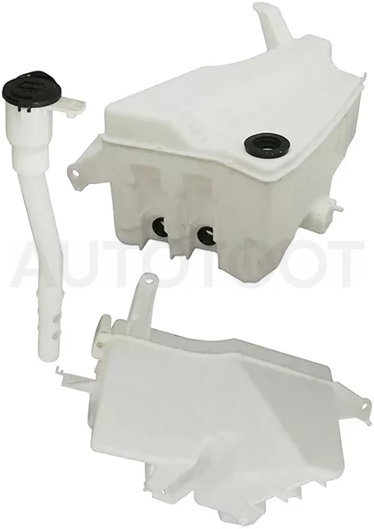 Бачок омывателя Toyota Land Cruiser (J100) 98-07 (С горловиной/ с 2 отв. под моторчики)