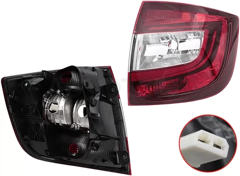 Фонарь задний Skoda Rapid 17-20 (Справа/ LED)