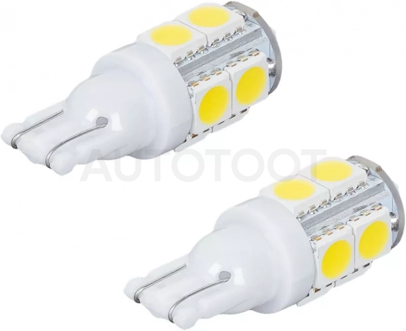 Лампочка светодиод. T10 (W5W) STANDARD, 6000K, 24В, 1.2Вт, 9LED, Поляр. - Артикул AEAR307 - Производитель Airline - Фото, Отзывы, Цены