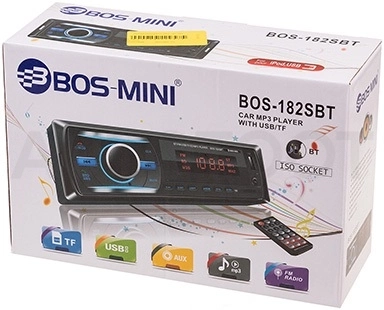 BOS-MINI Автомагнитола BOS-MINI -182 SBT - Артикул BOSMINI182 - Производитель BOS-MINI - Фото, Отзывы, Цены