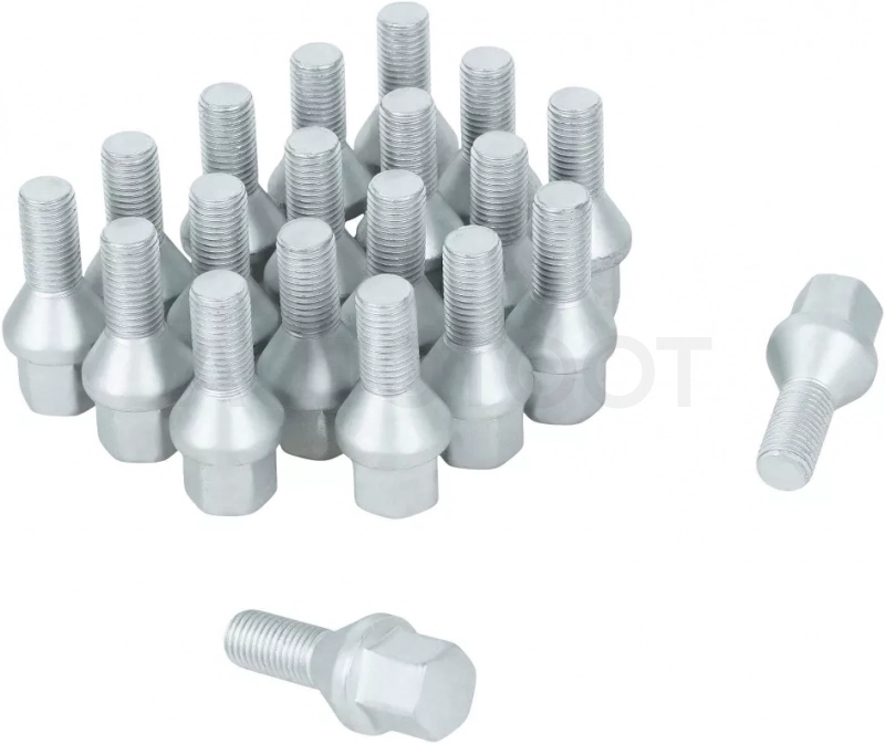 Болт колесный M12x1,5x22x51, конус, кл.17, дакромет Лада/Renault/Dacia - Артикул ABLT021 - Производитель Airline - Фото, Отзывы, Цены