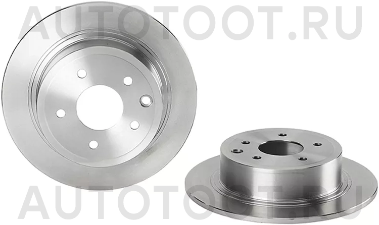 Диск тормозной (Сзади) Nissan Juke 10-20 / Qashqai 06-13 - Артикул 08A71510 - Производитель Brembo - Фото, Отзывы, Цены