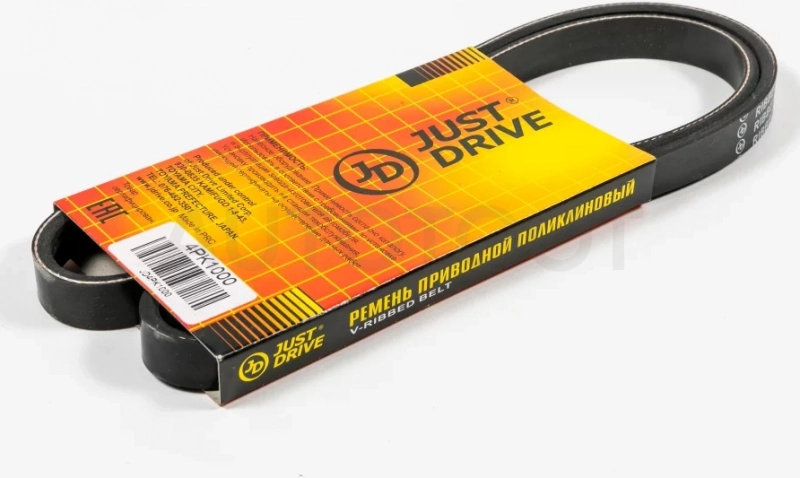 Ремень поликлиновый JD - Артикул 4PK1000 - Производитель Just Drive - Фото, Отзывы, Цены