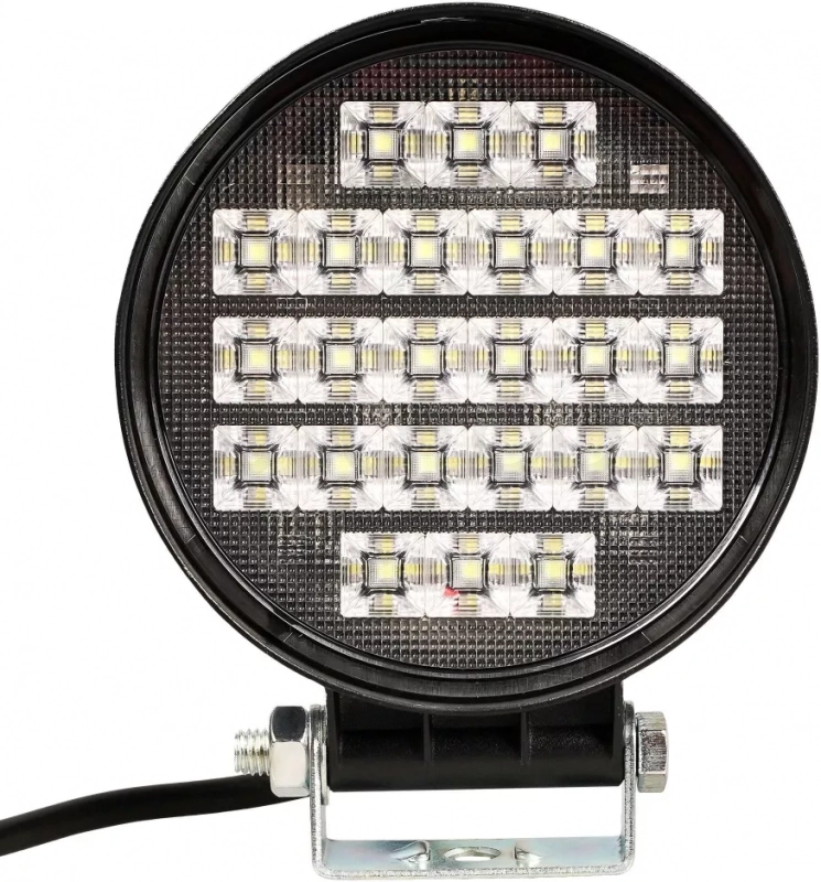 Фара светодиод. круглая, 24LED, рассеянный свет, 24Вт, 112х112х37мм, 12/24В, PLUS - Артикул ALED104 - Производитель Airline - Фото, Отзывы, Цены
