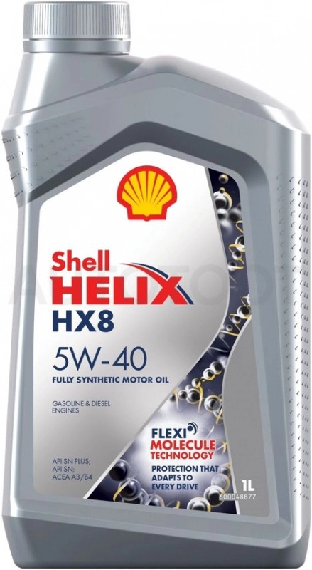 Масло моторное синтетическое Shell Helix HX8 SN+ 5W-40 1л