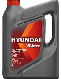 5W-30 Масло моторное синтетическое "Gasoline G700 5W-30", 6л