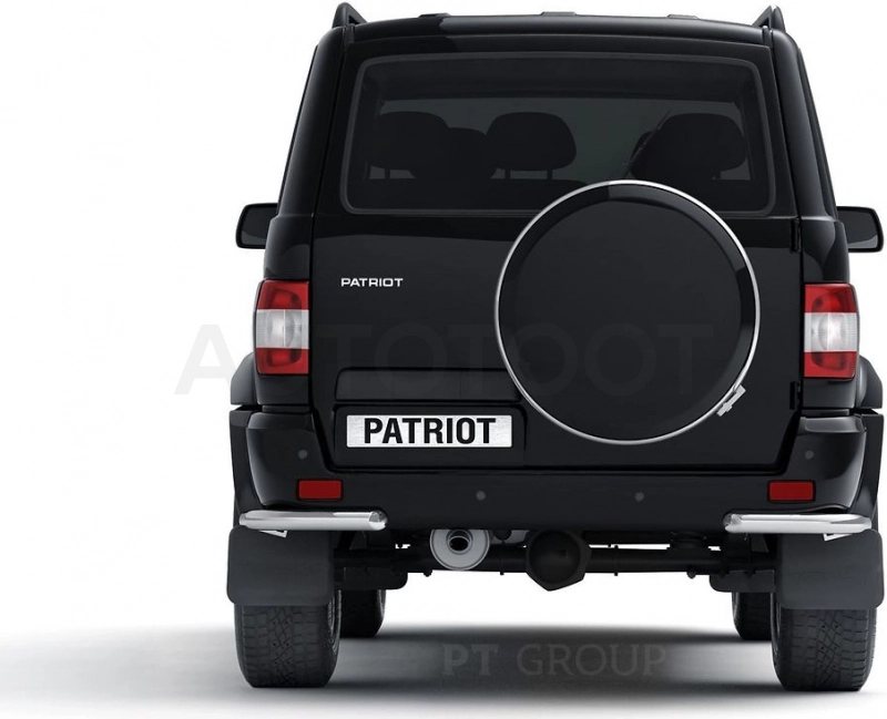 UAZ Patriot 2014-  Защита заднего бампера угловая Ø63мм (НПС) - Артикул 05020301 - Производитель PT Group - Фото, Отзывы, Цены