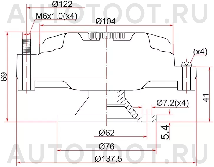Вискомуфта 2-3С -ST1621064020 Sat для TOYOTA LITE ACE NOAH, TOYOTA LITE ACE