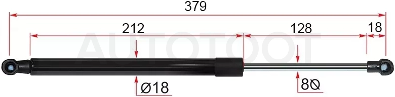Амортизатор крышки багажника Toyota Auris 12-18 (Справа=Слева) - Артикул ST6895002130 - Производитель Sat - Фото, Отзывы, Цены