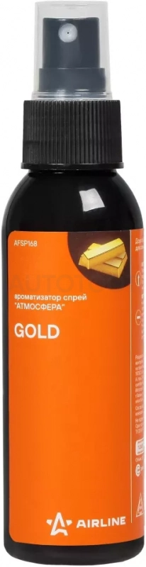 Ароматизатор-спрей "Атмосфера" Gold 100мл - Артикул AFSP168 - Производитель Airline - Фото, Отзывы, Цены