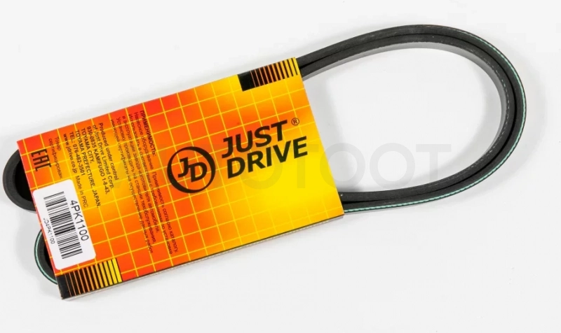 Ремень поликлиновый JD - Артикул 4PK1100 - Производитель Just Drive - Фото, Отзывы, Цены