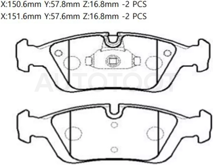 Колодки тормозные (Спереди) BMW 3-Series 90-06 - Артикул GK0001 - Производитель Ctr - Фото, Отзывы, Цены