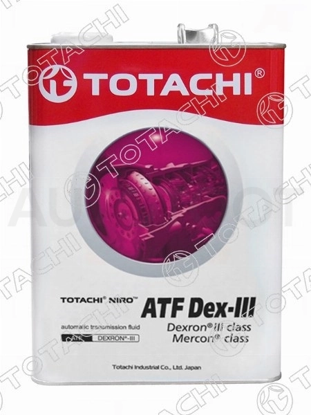 Масло трансмиссионное синтетическое TOTACHI ATF "Niro ATF Dex-III", 4л