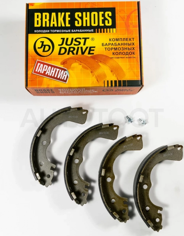 Колодки тормозные барабанные, задние - Артикул JBS0132 - Производитель Just Drive - Фото, Отзывы, Цены