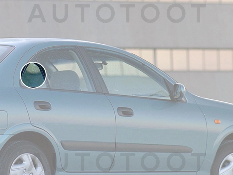 Стекло форточки (уголок) задней правой двери -  для NISSAN ALMERA, NISSAN BLUEBIRD SYLPHY, NISSAN ALMERA CLASSIC