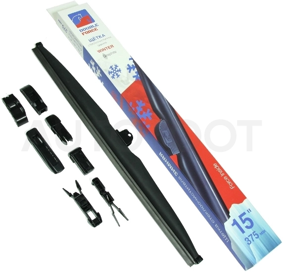 Щетка стеклоочистителя зимняя 380мм (15") DOUBLE FORCE