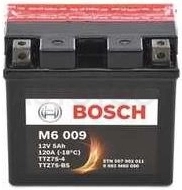 Аккумулятор BOSCH 5Ah 120A обратная полярность(-+)
