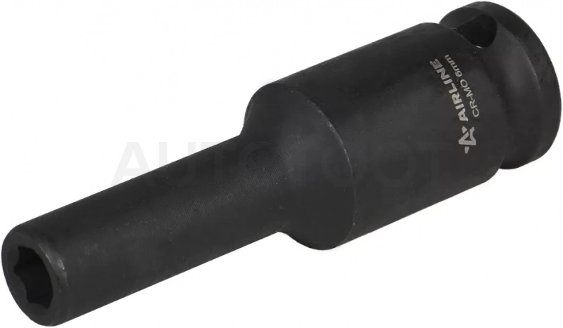 Головка ударная торцевая 3/8"DR шестигранная глубокая 6мм, L=65мм