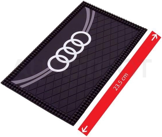 Audi Коврик панели противоскользящий SW плоский волна с эмблемой 230*135*5мм - Артикул HX40AUDI - Производитель TechWit - Фото, Отзывы, Цены