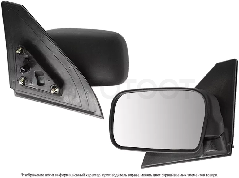 Зеркало Toyota Probox 02-14 / Succeed 02-14 (Слева/ Механическое) - Артикул STTYS19402 - Производитель Sat - Фото, Отзывы, Цены