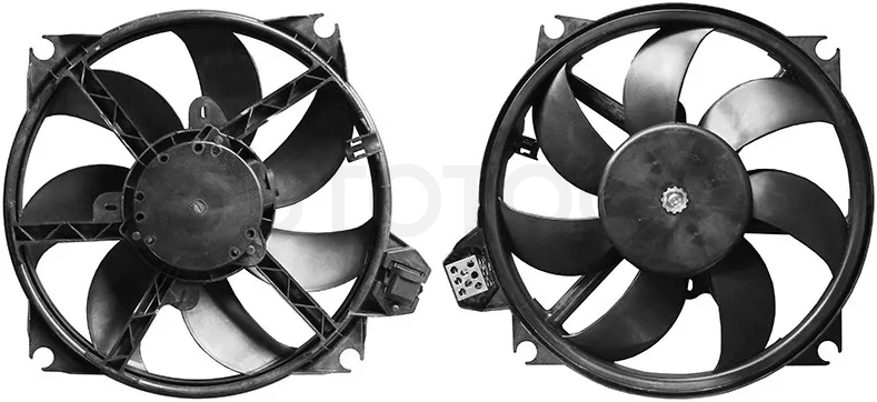 Диффузор радиатора в сборе RENAULT MEGANE III/FLUENCE 10