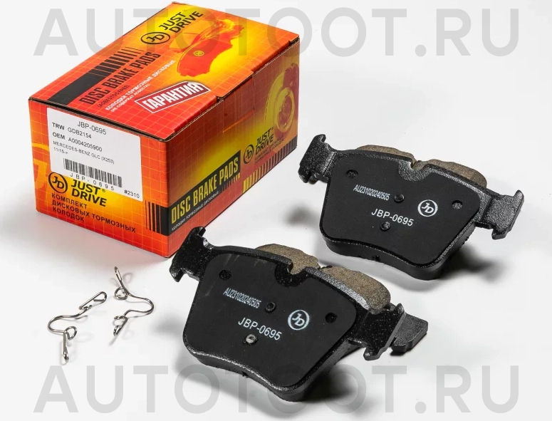 Колодки тормозные дисковые задние GDB2154 - Артикул JBP0695 - Производитель Just Drive - Фото, Отзывы, Цены