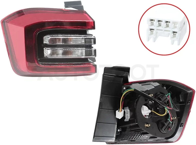 Фонарь задний Chery Tiggo 4 18-23 / Tiggo 4 Pro 20- (Слева)
