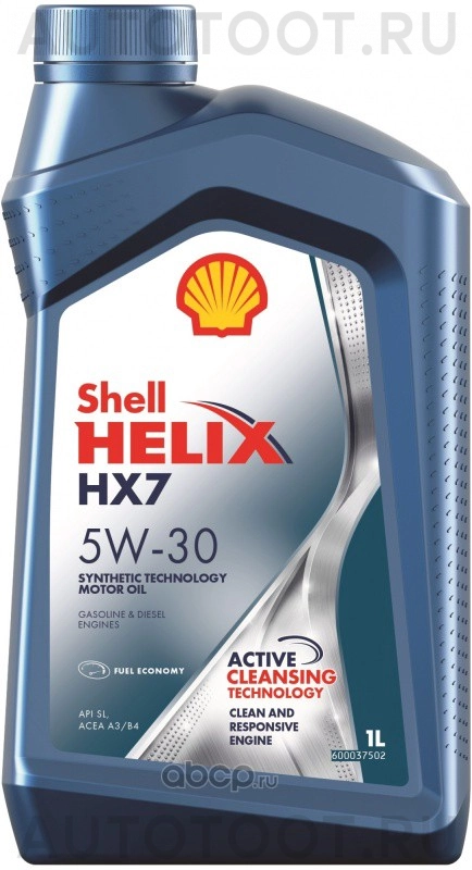Масло моторное полусинтетическое Helix HX7 5W-30 1л - Артикул 550046376 - Производитель SHELL - Фото, Отзывы, Цены