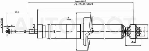 Стойка задняя HONDA CR-V RD#/RE# 01-12 LH=RH - Артикул ST52611S9AG02 - Производитель Sat - Фото, Отзывы, Цены