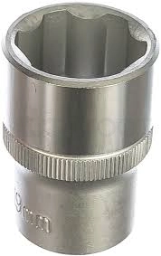 Головка торцевая 19 мм, сорв. гр, 1/2 inch