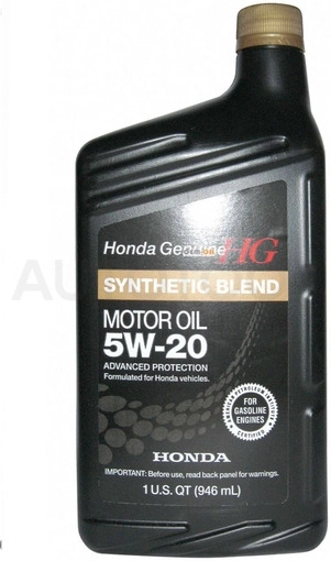 5W-20 моторное масло полусинтетика Honda Synthetic Blend SN (1 л.) 08798-9032